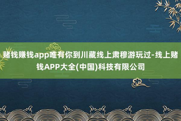 赌钱赚钱app唯有你到川藏线上肃穆游玩过-线上赌钱APP大全(中国)科技有限公司