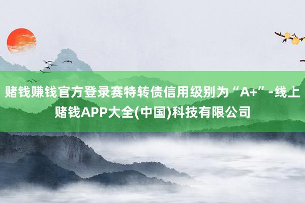 赌钱赚钱官方登录赛特转债信用级别为“A+”-线上赌钱APP大全(中国)科技有限公司